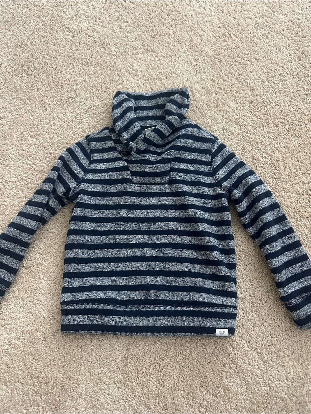GAP Striped Hooded Pullover